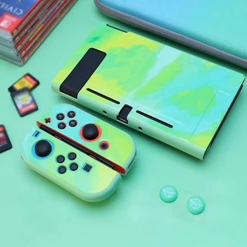 2021 Novo TPU Macio Shell para Nintendo Interruptor de Jogo de Console Switch Caso Doca Tampa Manga Dock Caso para a Nintendo Mudar acessórios