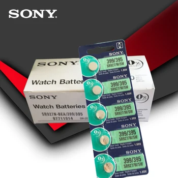 50pc da Sony 100% Original 395 SR927SW 399 SR927W LR927 AG7 1.55 V Bateria de Relógio SR927SW 395 Botão de Célula tipo Moeda FEITA NO JAPÃO