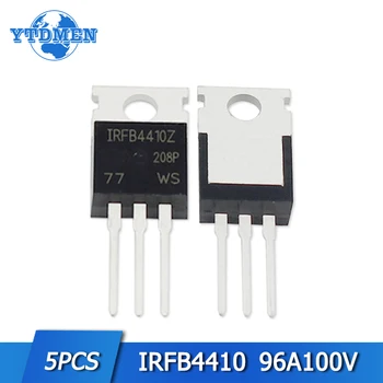 5pcs IRFB4410 Transistores MOSFET Kit 96A 100V 4410 TO-220 MOS Canal N-Componente Eletrônico TO220 Transistor conjunto