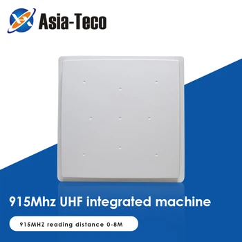 8M de longo alcance Built-in Antena UHF RFID leitor de cartão de Leitor Integrado RS232, RS485, TCP/IP wiegand26/34 TRIGONOMETRIA para estacionamento