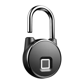 Bluetooth Recarregável com Smart Lock Sem Fechadura Biometrica IP66 Waterproof a Segurança Anti-Roubo de Cadeado Bloqueio de Porta de Bagagem