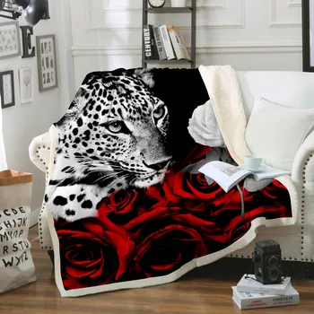 Cheetah Leopard cobertor de impressão 3D banco de cama têxteis lar cobertor de Chita de viagem dom crianças adultos sofá de lã de cama, cobertor