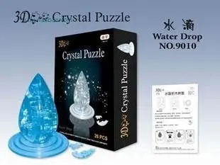 DIY BRINQUEDO para as crianças 3D Cristal Quebra-cabeça (pirâmide) brinquedo Educativo, ação
