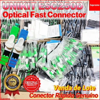 Geniune Campo Embbedy UNIKIT ESC250D SC/APC SC UPC Fibra Óptica Conector Rápido FTTH SC/UPC Único Modo de Óptica Conector Rápido