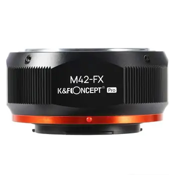 K&F Conceito M42 a Fuji X Lente Adaptador de Montagem para M42 Rosca de Montagem de Lente para Fuji Fujifilm X-X Série FX Montagem de Câmeras Mirrorless com wi