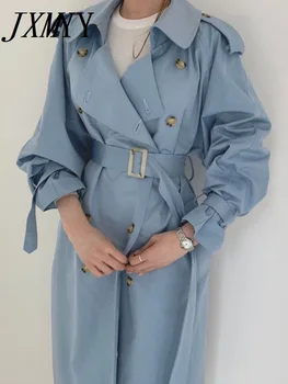 Moda E Temperamento Elegante Estilo Britânico Casaco Versão coreana de encosto Soltas Dividir Popular Jaqueta, Casaco de Mulheres de Comprimento Médio