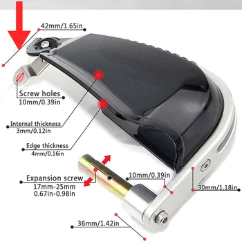 Moto Mão Guardas LED Desperdício Protetor de pára-brisa Para KTM Tpi 1290 Super Aventura de Motocross Ktm Exc Faro Ktm 300 Exc 3