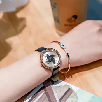 Mulher Atende Pulseira Relógios de Luxo Moda Senhoras Watchs de Aço Inoxidável de Quartzo relógio de Pulso Reloj De Mulher