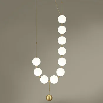 Nordic simplicidade LED luzes pingente Moderno de Ferro hanging lamp restaurante quarto de suspensão da luminária sala de estar deco luminárias 3