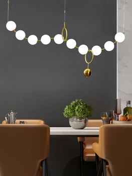 Nordic simplicidade LED luzes pingente Moderno de Ferro hanging lamp restaurante quarto de suspensão da luminária sala de estar deco luminárias 4