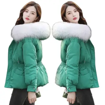 O inverno Jaqueta Mulheres 2021 Novo Estilo de Superar Casaco de Inverno de Algodão Curto coreano Grosso Outwear Explosão Sobretudo женская куртка
