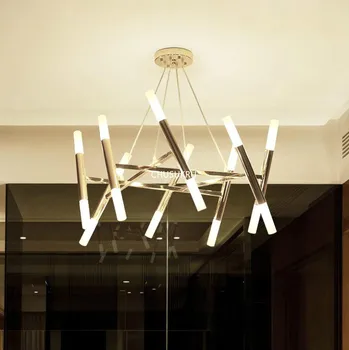 O pós-moderno restaurante art luminária criativa do norte da Europa simples quarto de led atmosférica sala de estar, bar hanging lamp 0