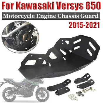 Para a Kawasaki Versys 650 KLE650 KLE 650 2015-2021 Motor de Motocicleta de Chassi Tampa de Proteção do Protetor de Placa protectora Barriga Pan Protetor