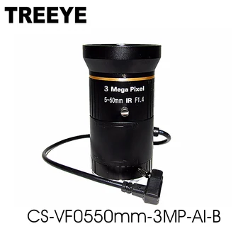 TREEYE HD 3.0 Megapixels de Varifocal 5-lente de 50mm IR da Câmera do CCTV da Lente 1/2.5