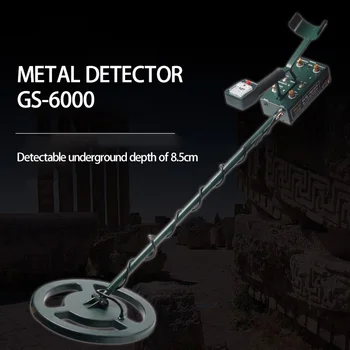 UE Plug GS6000 Detector de Metal Impermeável de Metro de Detector de Metal a Caça ao Tesouro de Ouro Pode Detectar Metro de Profundidade de 8,5 cm