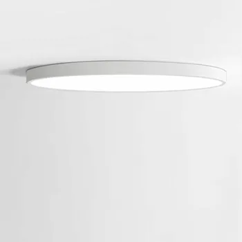 Ultra-fino 5CM LED Mordern Simples Luz de Teto Lâmpada Preto Branco Redondo-Quadrado para Sala, Quarto, Hall de entrada, Sala de Jantar