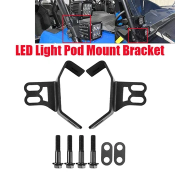 Um Pilar de Dupla Luz de LED Pod Suporte de Montagem Para a Polaris RZR XP 900 570 800 2014-19