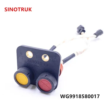 WG9918580017 botão de mudar a Sinotruk Howo A7 T7H descarga de caminhão muck motor de caminhão começar a mudar em carro start/stop interruptor de paragem de
