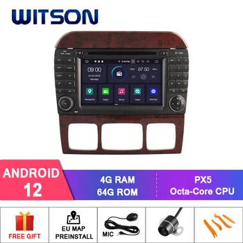 WITSON Android 12 de DVD do CARRO do GPS Para o Benz S W220 S280 S320 S350 S400 S430 S500 Carplay Multimédia Player Estéreo AutoAudio GPS Navi