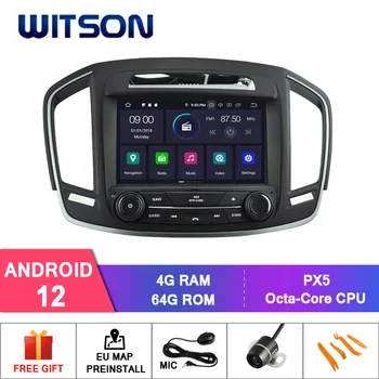WITSON Android 12 de RÁDIO de CARRO GPS PARA OPEL INSIGNIA de 2014 Auto Rádio ESTÉREO Multimídia Veículo Carplay de NAVEGAÇÃO