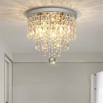 cristal lâmpada do teto do quarto lâmpada sala de jantar lâmpada de luz de sala de estar sala de estudo lâmpada lâmpada do corredor corredor da lâmpada