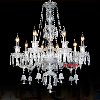 moderno lustre de cristal para o quarto led candelabro moderno sistema de iluminação de casas de Luxo Lustre de Cristal sala de estar lâmpadas de cristal