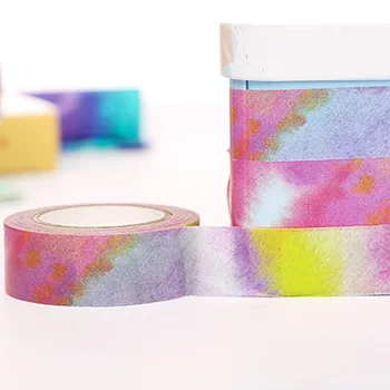 1,5 cm 10m 1pcs de cores Quentes washi tape-fita adesiva DIY Scrapbook como Etiqueta Autocolante de decoração de casa