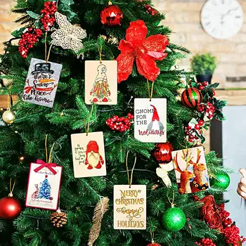 1 Conjunto Robusto de Presente de Natal Tags Anti-deformada da Árvore de Natal, Cartões de Alimentos Tag Espinho Presente de Natal Marcas Marca