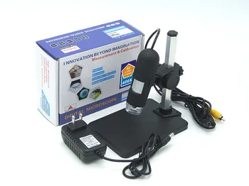 AV/TV lupa 400X eletrônico microscópio digital de telefone celular de reparação de placa-mãe 400X alta ampliação com teste de