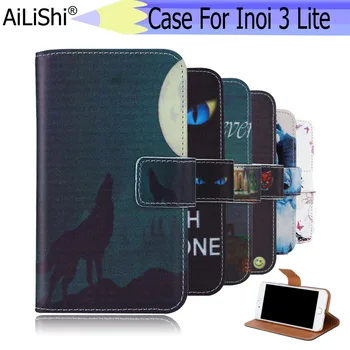 AiLiShi Para Inoi 3 Lite Caso Exclusivo de Telefone PU de Couro Pintada Caso 3 Lite Inoi Luxo de Virar Titular do Cartão de Crédito da Carteira Em Stock