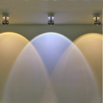 Ajustável Lâmpadas de Parede LED 3w Candeeiro de Parede de Luz para a Sala de estar, Corredor, Galeria de Arte, Roupas Lugar Decoração de equipamento de iluminação