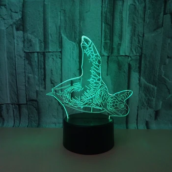 Animal oceano de Natação Tartaruga Chelonia mydas Tartaruga do Mar 3D Noite do DIODO emissor de Luz, Lâmpada de Mesa de Festa Decoração de Casa de Criança Brinquedo de Natal da Lâmpada