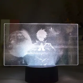 Anime 3d Lâmpada Mágica Voltar para a batalha 7color Lâmpada de Mesa LED 3D Noite de Luzes para Decoração do Quarto de luz Filhos das Meninas Presentes Brinquedos
