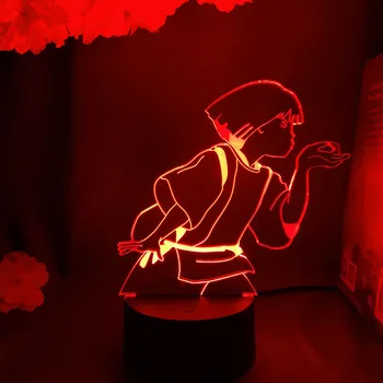 Anime japonês a viagem de chihiro Haku LED Anime Lâmpada de Iluminação de Natal Decoração de Fãs Quarto Bonito Decoração do Quarto de Novidade Mangá Gadget