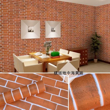 Auto-adesivo papel de parede auto-adesivo papel de parede de azulejo de parede quarto sala decoração de fachada loja de barbeiro 4