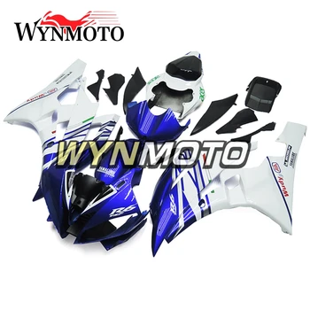 Azul, Branco, Completo, ABS, Injeção de Plástico Carenagem da Yamaha YZF R6 Ano 2006 2007 06 07 Moto Carenagem Kit de Blindagem 0