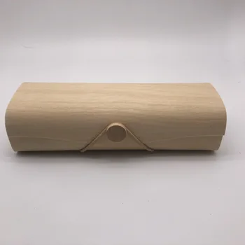 BOYSEEN de madeira Nova óculos caso de bambu caixa de presente