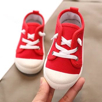Bebê De Sapatos De Lona De 1 A 6 Anos De Bebê Tênis De Lona, O Tênis Criança Sapatos De Meninas Primeiros Caminhantes Meninos Televisão Baby Calçados Esportivos 21-30