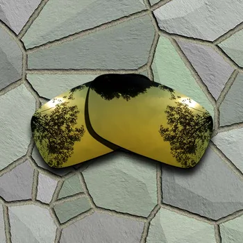 Cinza, Preto e Amarelo Ouro Óculos de sol Polarizados de Substituição de Lentes para Oakley Cárter 1