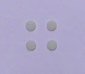 Co-seno Propriedades de cor Branca Leitosa de Vidro Difuso de Vidro de duas faces de Polimento Diâmetro de 13,5 mm