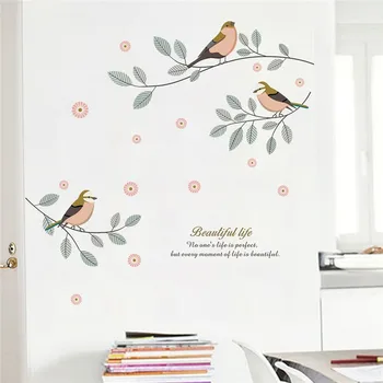 Desenhos animados de Ramificação da Árvore de Adesivos de Parede sala de estar, quarto, casa, decoração de parede de pvc adesivos de diy arte mural decorativo posters