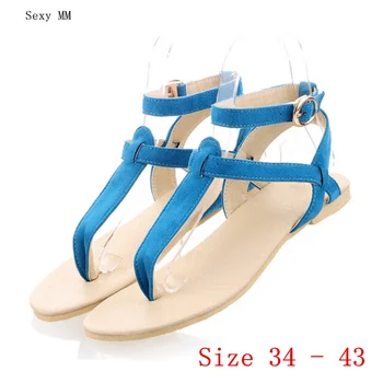 Estilo De Verão De Sapatos De Slides Mulheres Sandálias Mulher Sapatos De Flip-Flops De Chinelos, Sandálias De Senhoras Plus Size 34 - 40 41 42 43