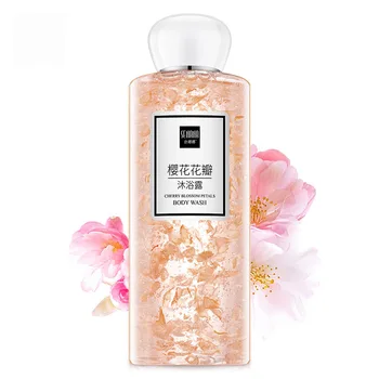 Gel de banho 250ML Feminino Body lotion Loção de Banho de Cereja Sakura Essência Masculina, Cuidados com a Pele que Whitening Hidratante Nutritivo Perfumado M 5