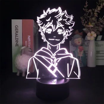 Haikyuu Shoyo Hinata Anime Japonês de Mangá 3D Noite de Luz para a Decoração do Quarto Bonito de Aniversário de Presente da Cor da Lâmpada LED Garoto Lindo Presente