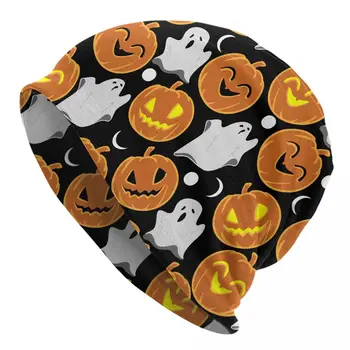 Halloween Elementos Assustadora Abóbora Bonnet Chapéus Chapéu De Malha De Moda De Rua Skullies Beanies Chapéus Unisex Termais Quentes Elástico Pac