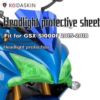 KODASKIN Acessórios da Motocicleta Farol Tela Tampa de Proteção do Protetor de Farol Para SUZUKI GSX S1000F gsxs1000f de 2015 2018
