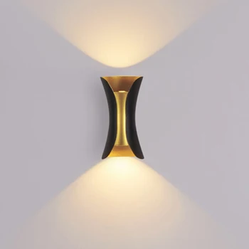 LED, Lâmpada de Parede à prova d'água IP65 Exterior Interior do Quarto de Iluminação Decorativa Varanda Jardim da Lâmpada de Parede, Lâmpada da Luz da Noite