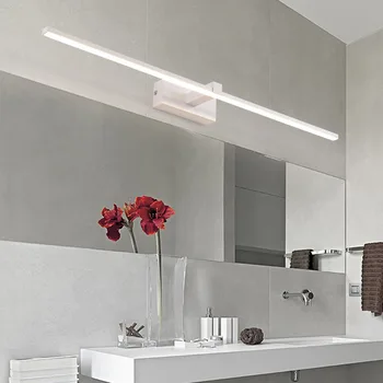 Moderno Nórdicos DIODO emissor de luz frente do espelho 8W/10W luz vaidade do banheiro