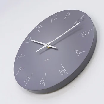 Moderno e Minimalista, Relógios de Parede de Design Redondo de Parede do Quarto de Relógio Silenciosa Cozinha Orologio Da Parete de Decoração para Sala de estar 3