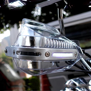 Moto Mão Guardas LED Desperdício Protetor de pára-brisa Para KTM Tpi 1290 Super Aventura de Motocross Ktm Exc Faro Ktm 300 Exc 2